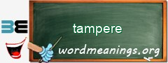 WordMeaning blackboard for tampere